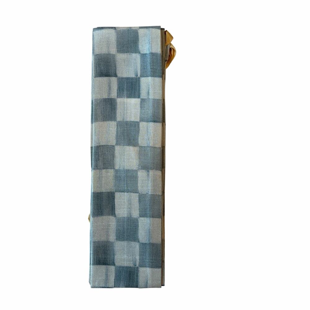NEW Mackenzie-Childs Sterling Check Cord Cover